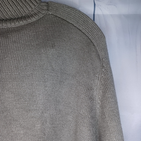 Zara turtleneck neck long sleeve oversized long sweater - Picture 6 of 12